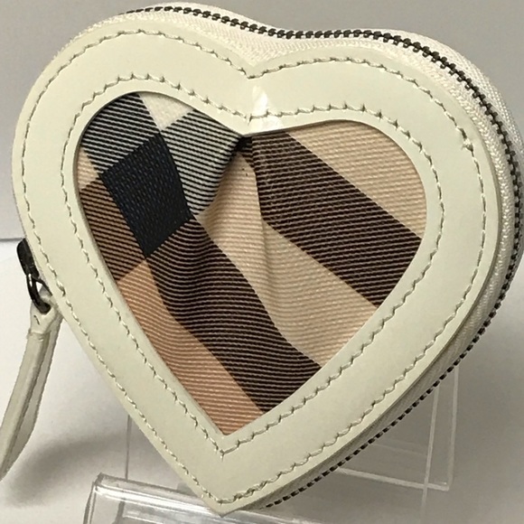 BURBERRY Heart Nova Check Coin Purse 😍❤️‍🔥 - Picture 12 of 17